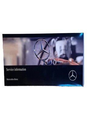 Mercedes Service Booklet Manual English OEM 2065840707 206 584 07 07 Genuine New